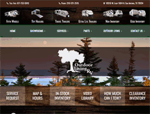 Tablet Screenshot of outdoorlivingrv.com